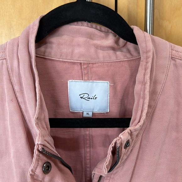 Rails Pink Button-Up Jacket - Picture 2 of 7
